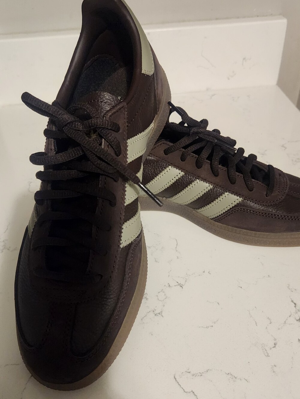 Adidas Unisex Womens Handball Spezial 8.5/7.5M -Espresso Brown - Picture 3 of 9